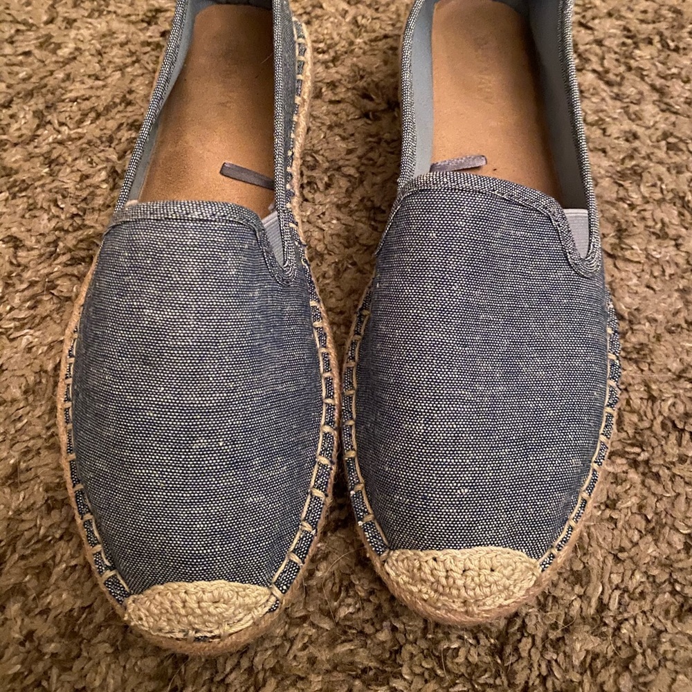 Old Navy Denim Slip-on Espadrilles Sz 8